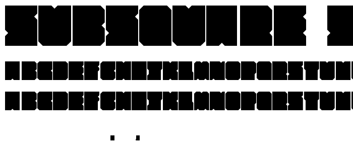 SubSquare SubSquare font